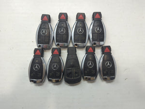 Lot of 9 Mercedes-Benz Keyless Entry Remote Fob MIXED FCC IDS MIXED PART