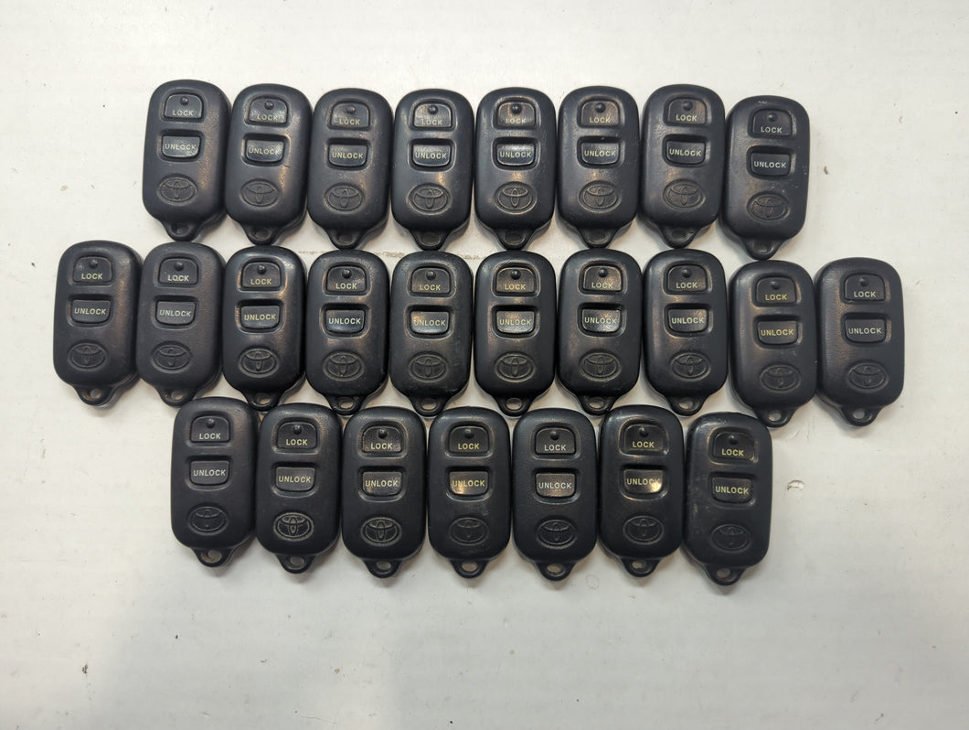 Lot of 25 Toyota Keyless Entry Remote Fob GQ43VT14T