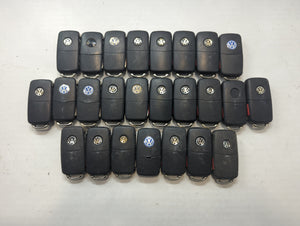 Lot of 25 Volkswagen Keyless Entry Remote Fob MIXED FCC IDS MIXED PART