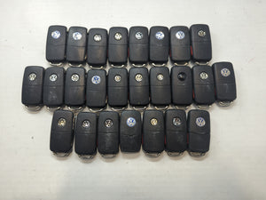 Lot of 25 Volkswagen Keyless Entry Remote Fob MIXED FCC IDS MIXED PART