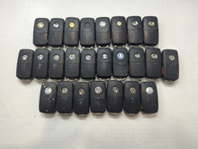 Lot of 25 Volkswagen Keyless Entry Remote Fob MIXED FCC IDS MIXED PART