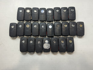 Lot of 25 Volkswagen Keyless Entry Remote Fob MIXED FCC IDS MIXED PART