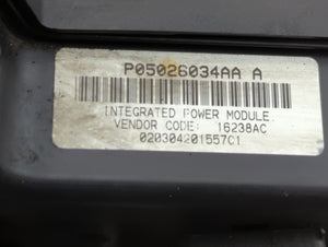 2002-2005 Dodge Ram 1500 Fusebox Fuse Box Panel Relay Module P/N:P05026034AA Fits Fits 2002 2003 2004 2005 OEM Used Auto Parts