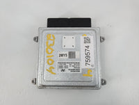 2015 Hyundai Elantra PCM Engine Control Computer ECU ECM PCU OEM P/N:39103-2EMY5 39102-2EMY5 Fits OEM Used Auto Parts - Oemusedautoparts1.com