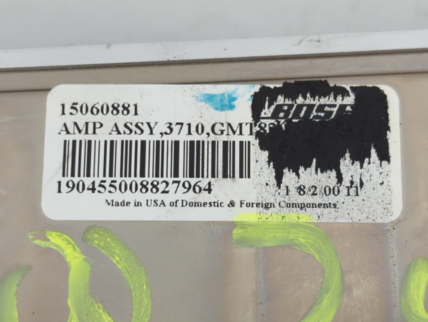 2002 Cadillac Escalade Radio AM FM Cd Player Receiver Replacement P/N:15060881 Fits Fits 2001 OEM Used Auto Parts - Oemusedautoparts1.com