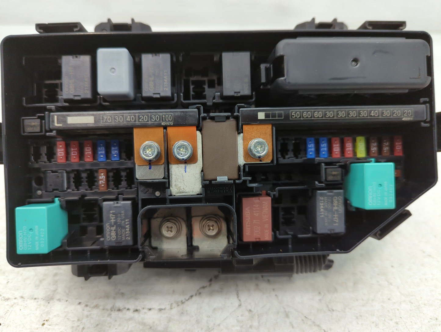2012-2014 Honda Cr-V Fusebox Fuse Box Panel Relay Module P/N:191R20Y0L4 T0A A011 A0 Fits Fits 2012 2013 2014 OEM Used Auto Parts - Oemusedautoparts1.com