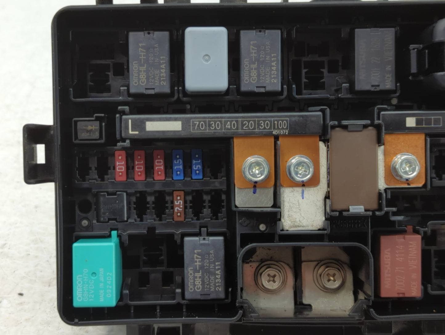 2012-2014 Honda Cr-V Fusebox Fuse Box Panel Relay Module P/N:191R20Y0L4 T0A A011 A0 Fits Fits 2012 2013 2014 OEM Used Auto Parts - Oemusedautoparts1.com