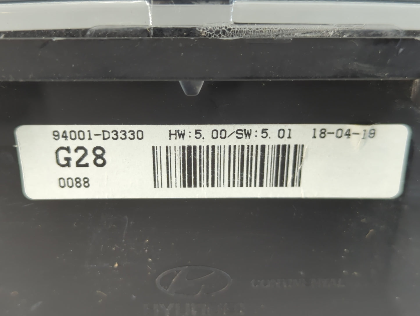 2018 Hyundai Tucson Instrument Cluster Speedometer Gauges P/N:94001-D3330 Fits OEM Used Auto Parts - Oemusedautoparts1.com