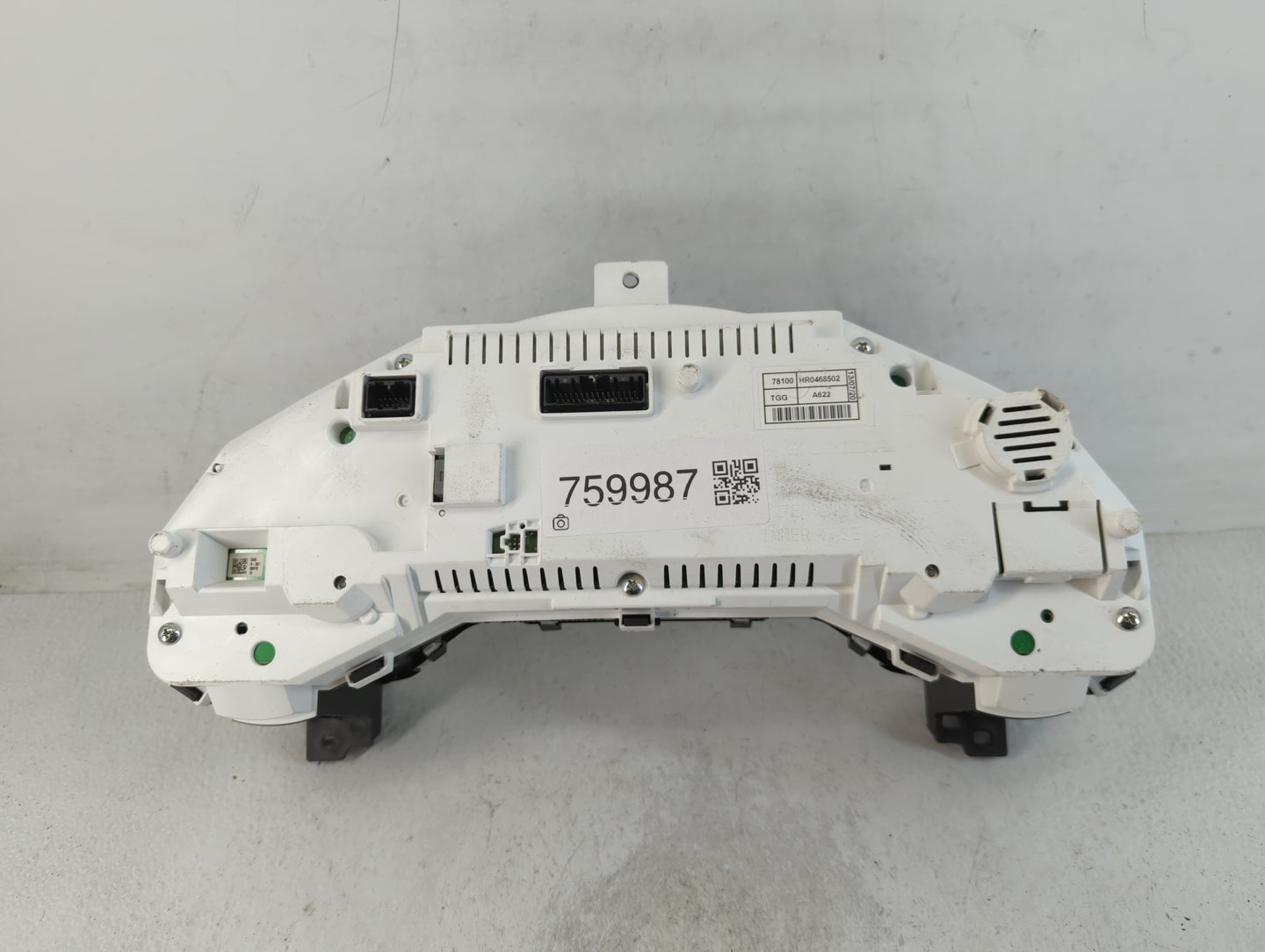 2019-2020 Honda Civic Instrument Cluster Speedometer Gauges P/N:HR0468502 78100 Fits Fits 2019 2020 OEM Used Auto Parts - Oemusedautoparts1.com