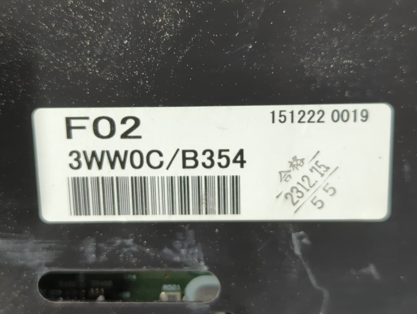 2016 Infiniti Qx50 Instrument Cluster Speedometer Gauges P/N:151222 0019 Fits OEM Used Auto Parts - Oemusedautoparts1.com