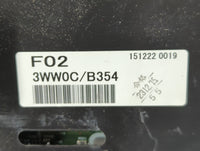 2016 Infiniti Qx50 Instrument Cluster Speedometer Gauges P/N:151222 0019 Fits OEM Used Auto Parts - Oemusedautoparts1.com