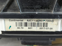 2018 Subaru Legacy Instrument Cluster Speedometer Gauges P/N:735665 A2C11382601 Fits OEM Used Auto Parts - Oemusedautoparts1.com