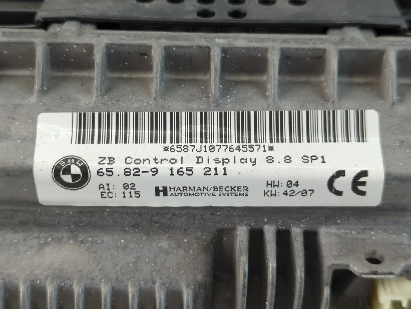 2008 Bmw 750i Instrument Cluster Speedometer Gauges P/N:65 82-9 165 211 Fits OEM Used Auto Parts - Oemusedautoparts1.com