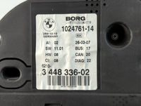 2007-2010 Bmw X3 Instrument Cluster Speedometer Gauges P/N:3 448 336-02 1024761-14 Fits Fits 2007 2008 2009 2010 OEM Used Auto Parts - Oemusedautoparts1.com