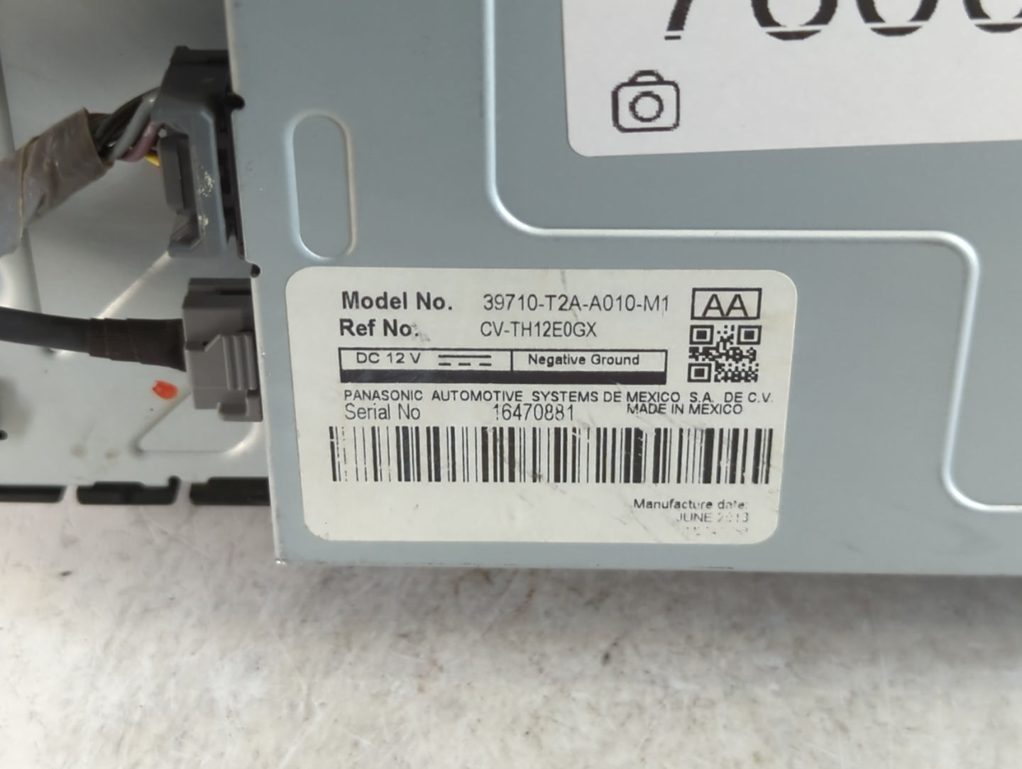 2013 Honda Accord Instrument Cluster Speedometer Gauges P/N:16470881 Fits OEM Used Auto Parts - Oemusedautoparts1.com