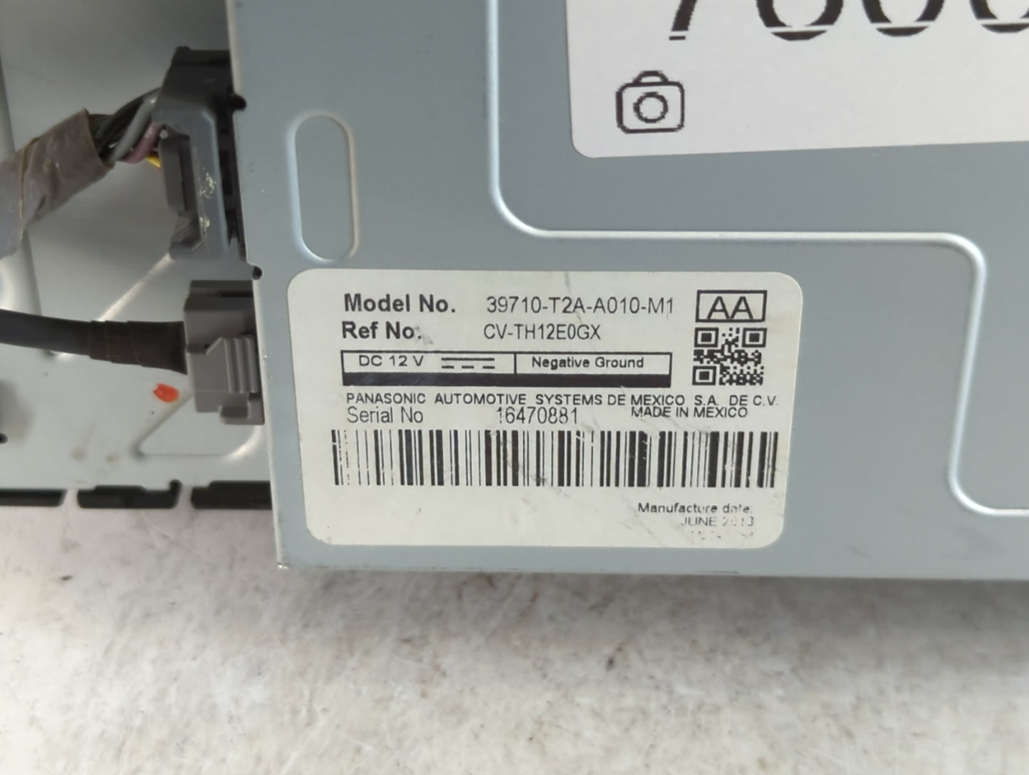 2013 Honda Accord Instrument Cluster Speedometer Gauges P/N:16470881 Fits OEM Used Auto Parts - Oemusedautoparts1.com