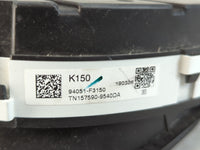 2018 Hyundai Elantra Instrument Cluster Speedometer Gauges P/N:94051-F3150 Fits OEM Used Auto Parts - Oemusedautoparts1.com