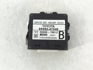 2006-2009 Toyota Prius Body Control Module Bcm Inner Cabin Fuse Box