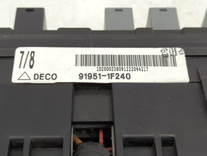 2005-2010 Kia Sportage Fusebox Fuse Box Panel Relay Module P/N:91951-1F240 Fits Fits 2005 2006 2007 2008 2009 2010 OEM Used Auto Parts