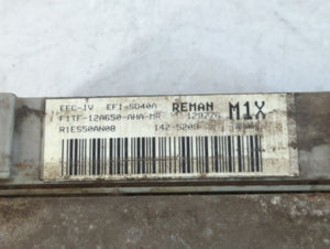 1991 Ford F-250 PCM Engine Control Computer ECU ECM PCU OEM P/N:F1TF-12A650-AHA-MR Fits OEM Used Auto Parts