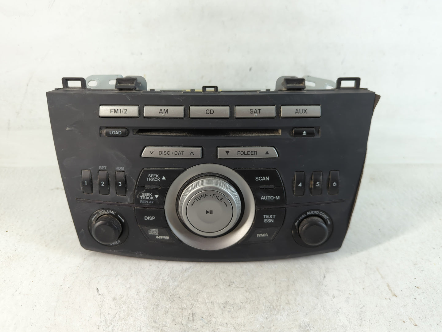 2011 Mazda 3 Radio AM FM Cd Player Receiver Replacement Fits OEM Used Auto Parts - Oemusedautoparts1.com