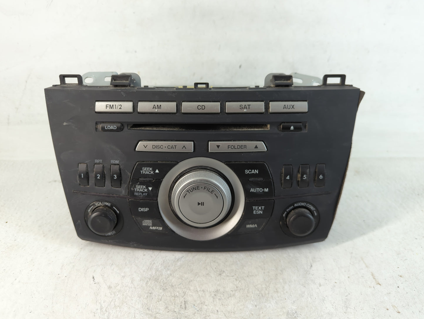 2011 Mazda 3 Radio AM FM Cd Player Receiver Replacement Fits OEM Used Auto Parts - Oemusedautoparts1.com