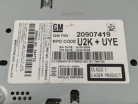 2010 Cadillac Srx Radio AM FM Cd Player Receiver Replacement P/N:20907419 Fits Fits 2011 OEM Used Auto Parts - Oemusedautoparts1.com