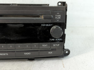 2011-2014 Toyota Sienna Radio AM FM Cd Player Receiver Replacement P/N:86120-08270 Fits Fits 2011 2012 2013 2014 OEM Used Auto Parts