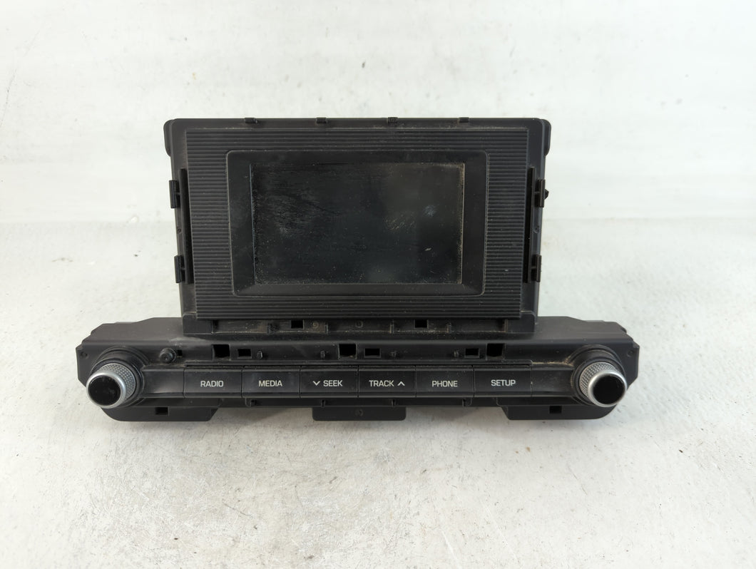 2019-2020 Hyundai Elantra Radio AM FM Cd Player Receiver Replacement P/N:96180F2UA0SSH Fits Fits 2019 2020 OEM Used Auto Parts