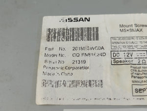 2014-2019 Nissan Versa Note Radio AM FM Cd Player Receiver Replacement P/N:28185 3WC0A Fits Fits 2014 2015 2016 2017 2018 2019 OEM Used Auto Parts