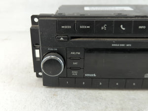 2010 Dodge Charger Radio AM FM Cd Player Receiver Replacement P/N:P05091115AC Fits Fits 2011 2012 OEM Used Auto Parts