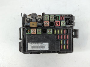 2016-2017 Kia Rio Fusebox Fuse Box Panel Relay Module P/N:91952-1W360 Fits Fits 2016 2017 OEM Used Auto Parts