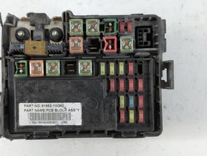 2016-2017 Kia Rio Fusebox Fuse Box Panel Relay Module P/N:91952-1W360 Fits Fits 2016 2017 OEM Used Auto Parts