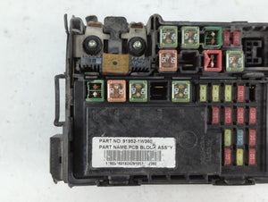 2016-2017 Kia Rio Fusebox Fuse Box Panel Relay Module P/N:91952-1W360 Fits Fits 2016 2017 OEM Used Auto Parts