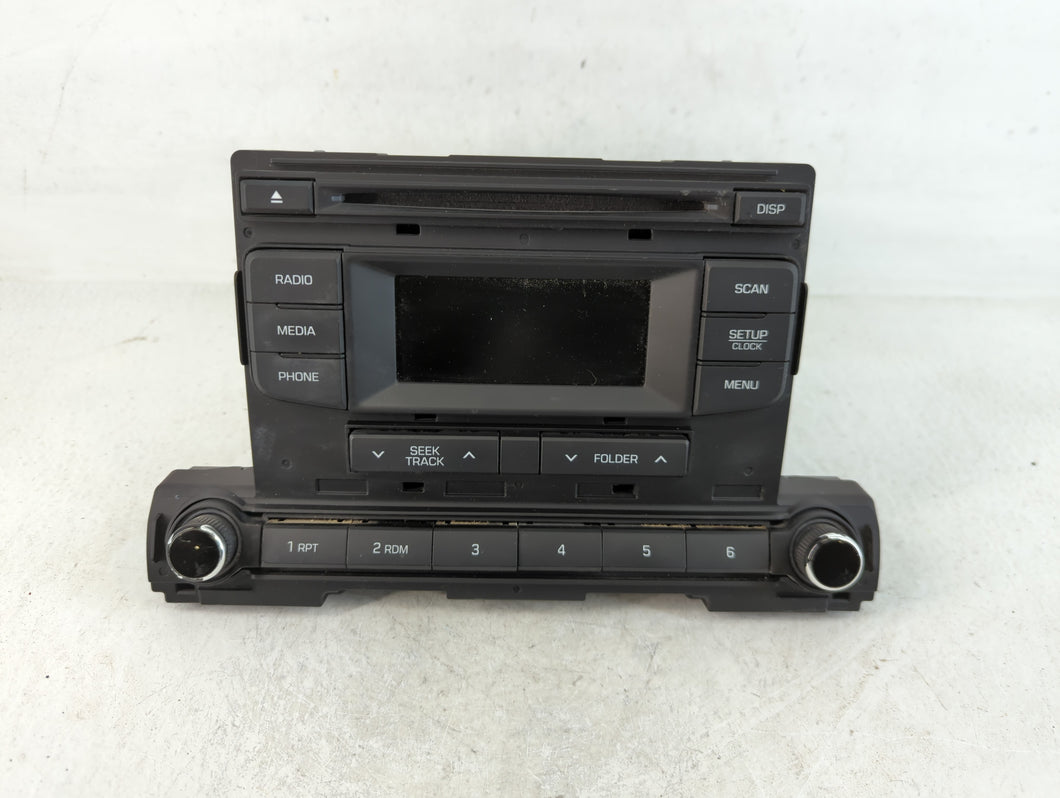 2017-2018 Hyundai Elantra Radio AM FM Cd Player Receiver Replacement P/N:96170-F2270UAT Fits Fits 2017 2018 OEM Used Auto Parts