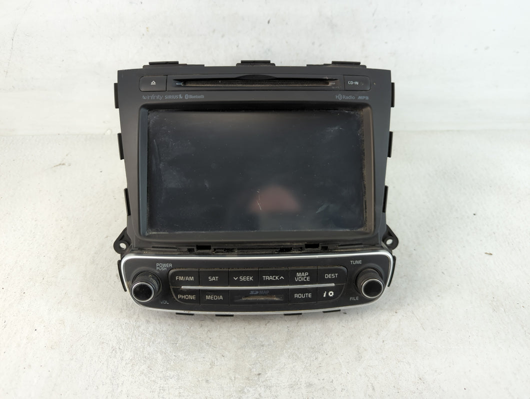 2014-2015 Kia Sorento Radio AM FM Cd Player Receiver Replacement P/N:96560-1UAA1VA Fits Fits 2014 2015 OEM Used Auto Parts