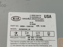 2014-2015 Kia Sorento Radio AM FM Cd Player Receiver Replacement P/N:96560-1UAA1VA Fits Fits 2014 2015 OEM Used Auto Parts