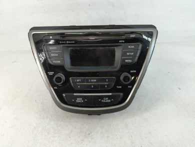 2013 Hyundai Elantra Radio AM FM Cd Player Receiver Replacement P/N:96170-3X165RA5 Fits OEM Used Auto Parts