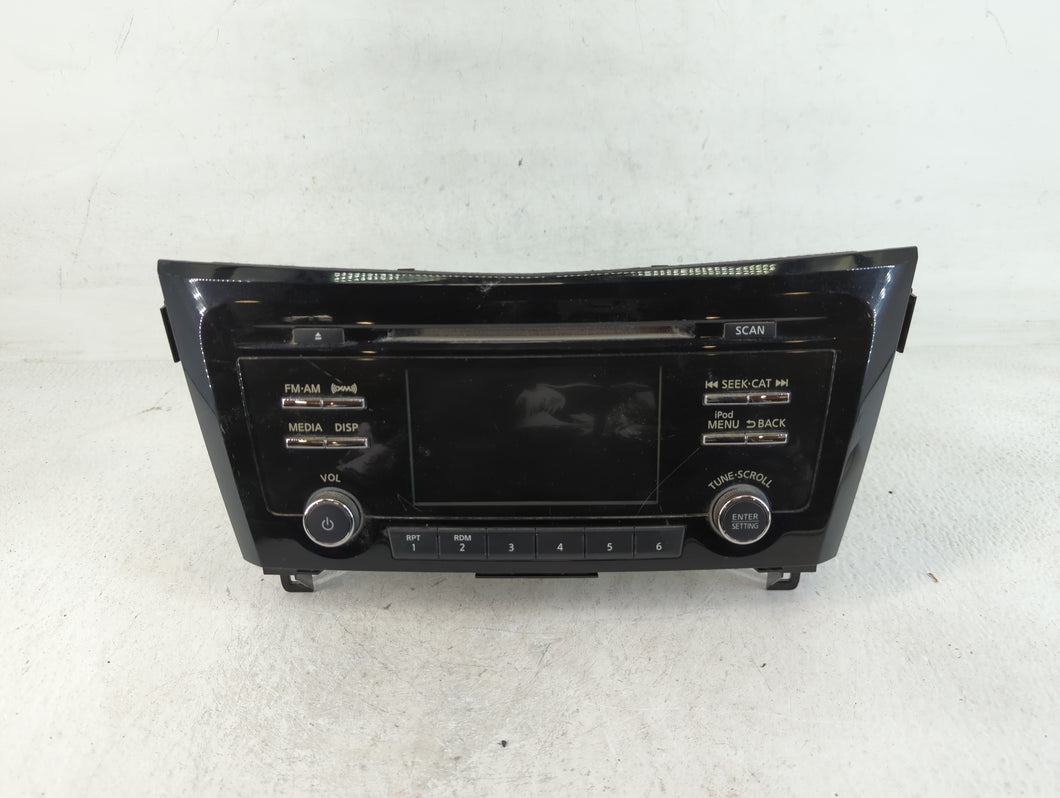 2017-2018 Nissan Rogue Sport Radio AM FM Cd Player Receiver Replacement P/N:28185 6MA0A Fits Fits 2017 2018 OEM Used Auto Parts