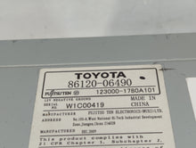 2010 Toyota Camry Radio AM FM Cd Player Receiver Replacement P/N:86120-06490 Fits Fits 2006 2007 2008 2009 OEM Used Auto Parts