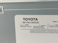 2018-2020 Toyota Camry Radio AM FM Cd Player Receiver Replacement P/N:86140-06D20 Fits Fits 2018 2019 2020 OEM Used Auto Parts