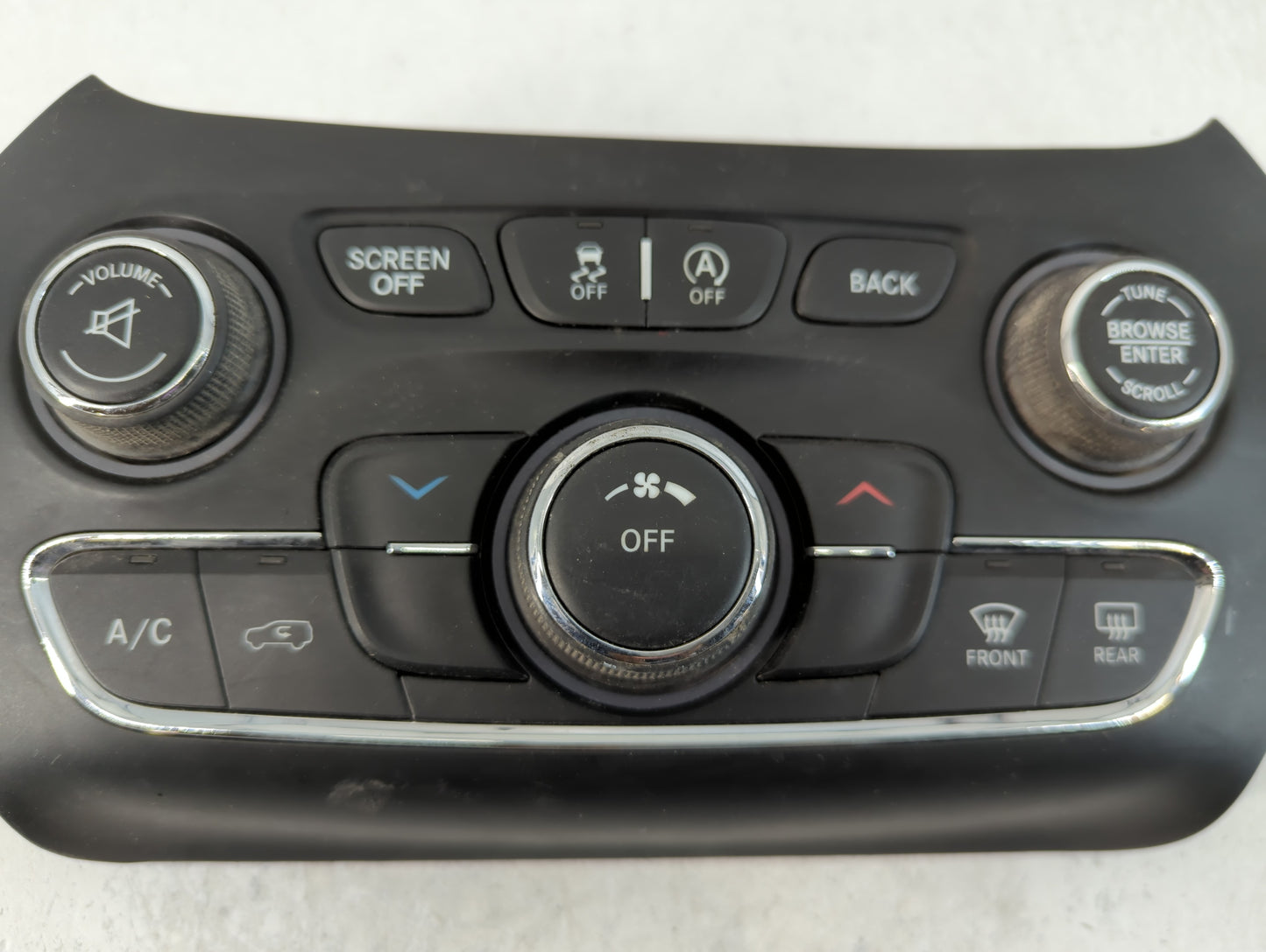 2015-2018 Jeep Cherokee Climate Control Module Temperature AC/Heater Replacement P/N:16625101 68293523AC Fits OEM Used Auto Parts - Oemusedautoparts1.com