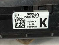 2019-2022 Nissan Altima Climate Control Module Temperature AC/Heater Replacement P/N:27500 6CA3A Fits Fits 2019 2020 2021 2022 OEM Used Auto Parts - Oemusedautoparts1.com