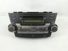 2008-2010 Toyota Highlander Radio AM FM Cd Player Receiver Replacement P/N:86120-48E40-E0 Fits Fits 2008 2009 2010 OEM Used Auto Parts