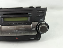 2008-2010 Toyota Highlander Radio AM FM Cd Player Receiver Replacement P/N:86120-48E40-E0 Fits Fits 2008 2009 2010 OEM Used Auto Parts