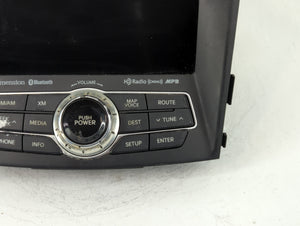 2012 Hyundai Sonata Radio AM FM Cd Player Receiver Replacement P/N:96560-3Q205 Fits OEM Used Auto Parts