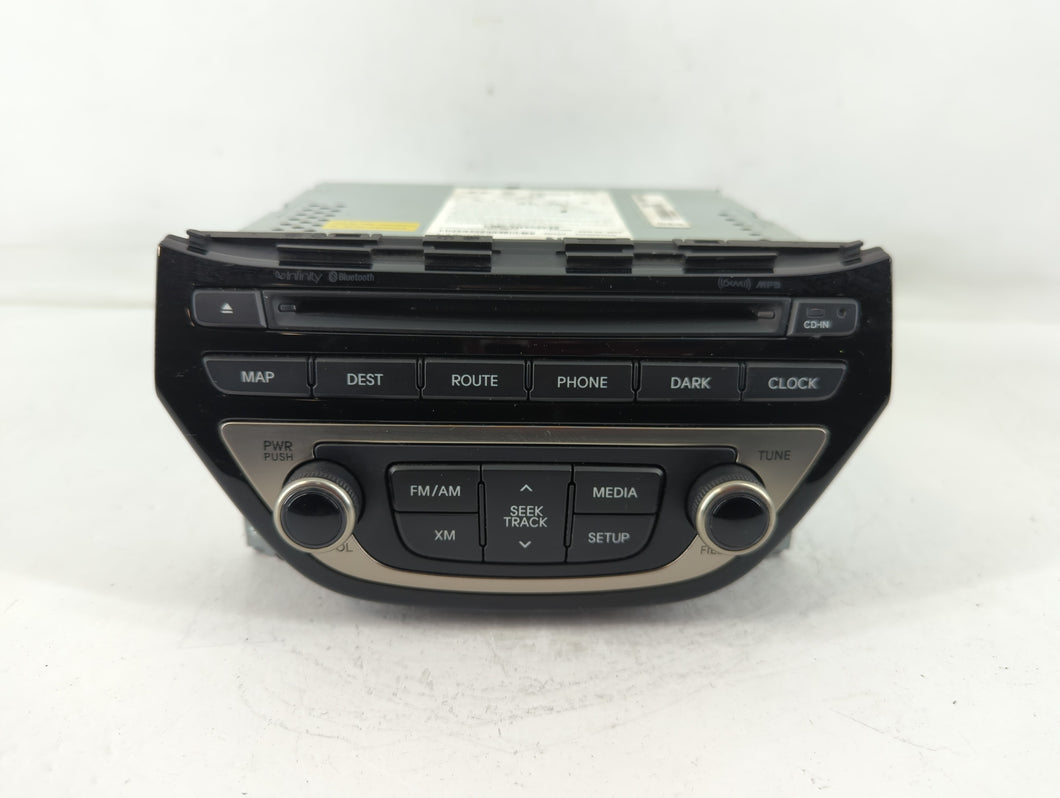 2013 Hyundai Genesis Radio AM FM Cd Player Receiver Replacement P/N:96560-2M660YHG Fits OEM Used Auto Parts