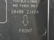 2007-2012 Nissan Sentra Fusebox Fuse Box Panel Relay Module P/N:284B8 ZJ60A Fits Fits 2007 2008 2009 2010 2011 2012 OEM Used Auto Parts