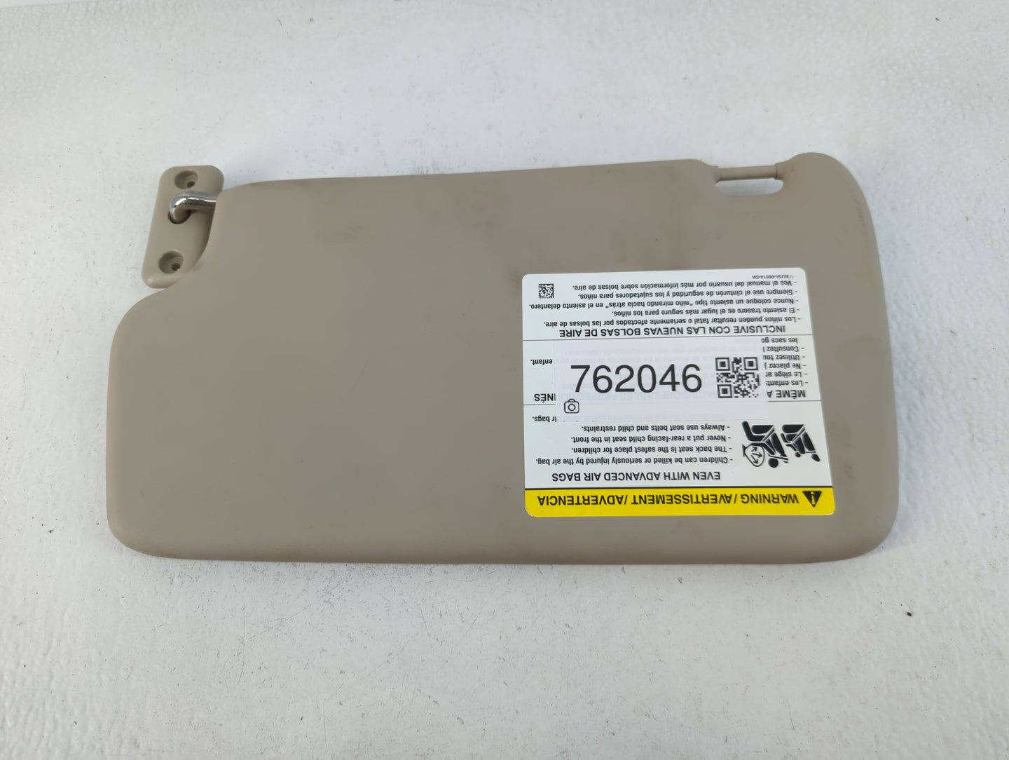 2011-2013 Ford Fiesta Sun Visor Shade Replacement Passenger Right Mirror Fits Fits 2011 2012 2013 OEM Used Auto Parts - Oemusedautoparts1.com