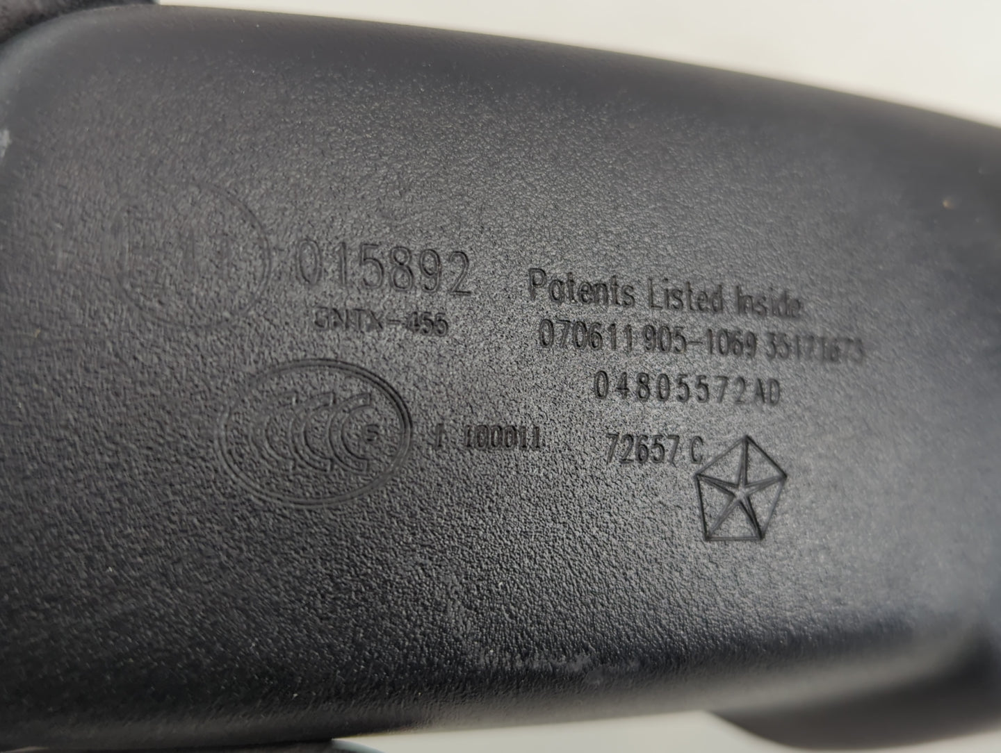 2007-2012 Dodge Caliber Interior Rear View Mirror Replacement OEM P/N:E11015892 Fits OEM Used Auto Parts - Oemusedautoparts1.com